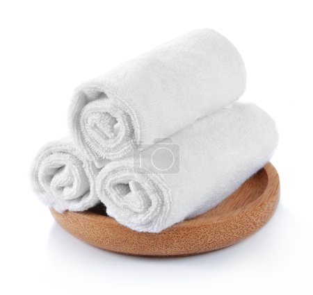 Serviette blanche 
