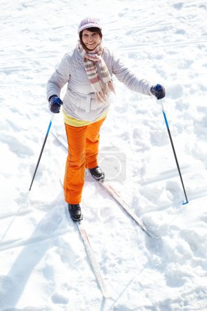Femme skieuse 